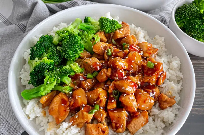 Teriyaki Chicken Rice Bow