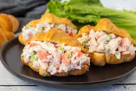 CRAB STICK SALAD SANDWICH