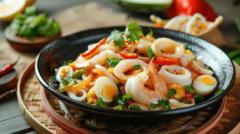 Stril-Fries Squid with Salted Egg