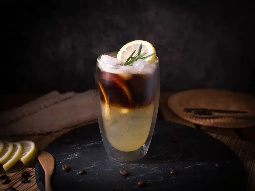 Black Coffee with Honeylemon