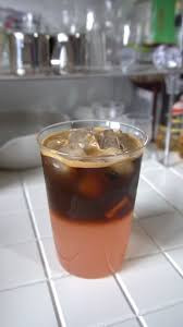Black Coffee with Peach