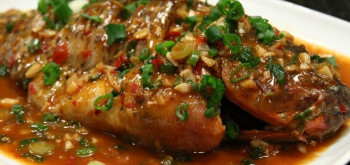 Deep Fried Seabass with Szechuan Mala Sauce